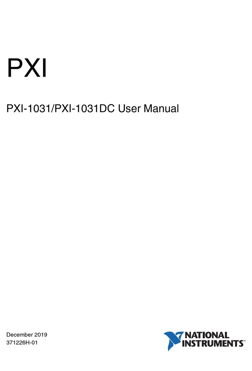 National Instruments PXI Series user manual