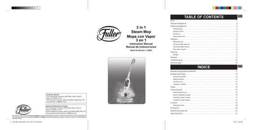 Fuller Brush 56001 User manual