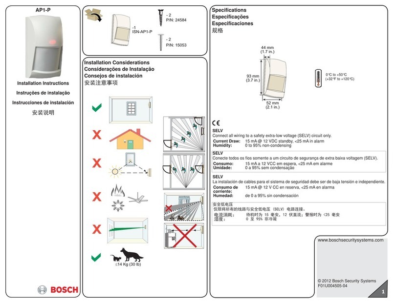Bosch AP1-P User manual