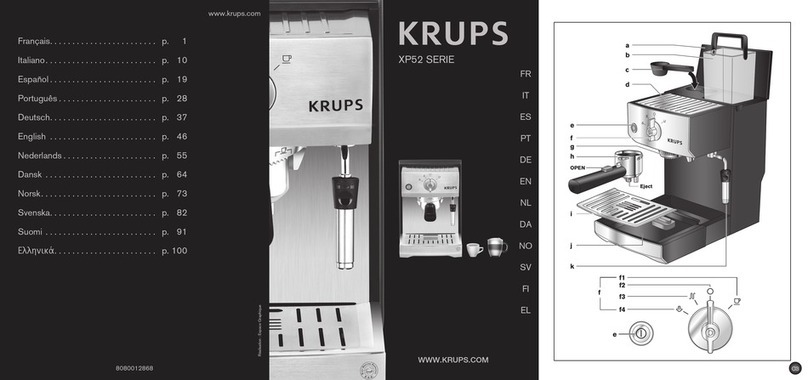 Krups XP52 Series User manual