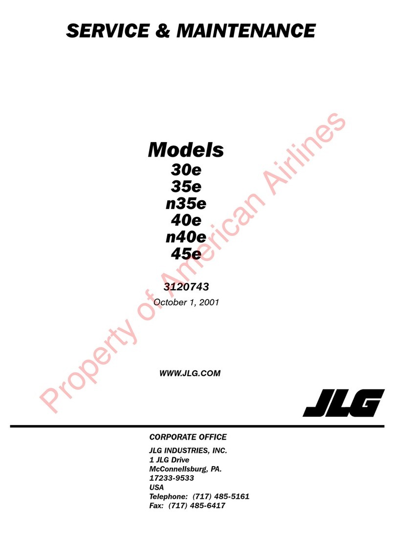 JLG 30e Installation and user guide