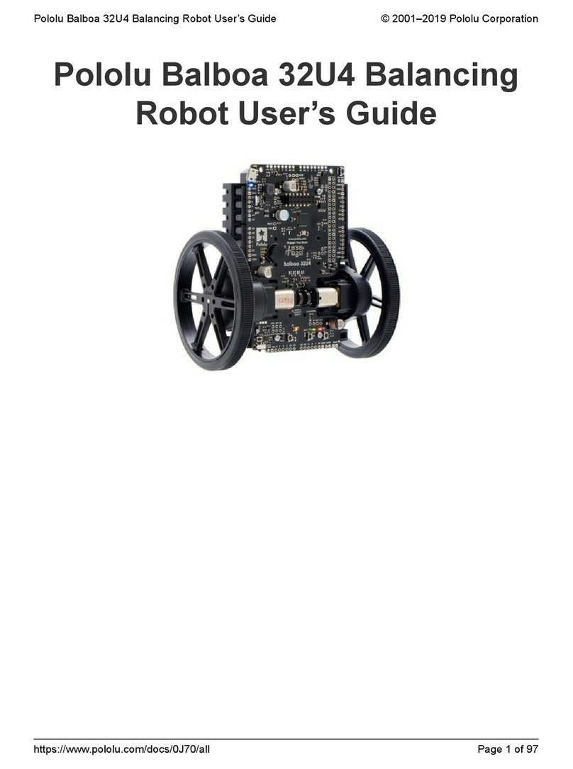Pololu Balboa 32U4 User manual