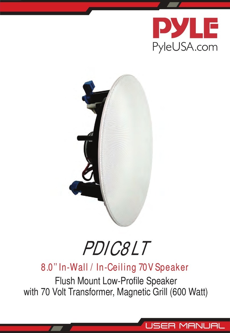 Pyle PDIC8LT Series manual