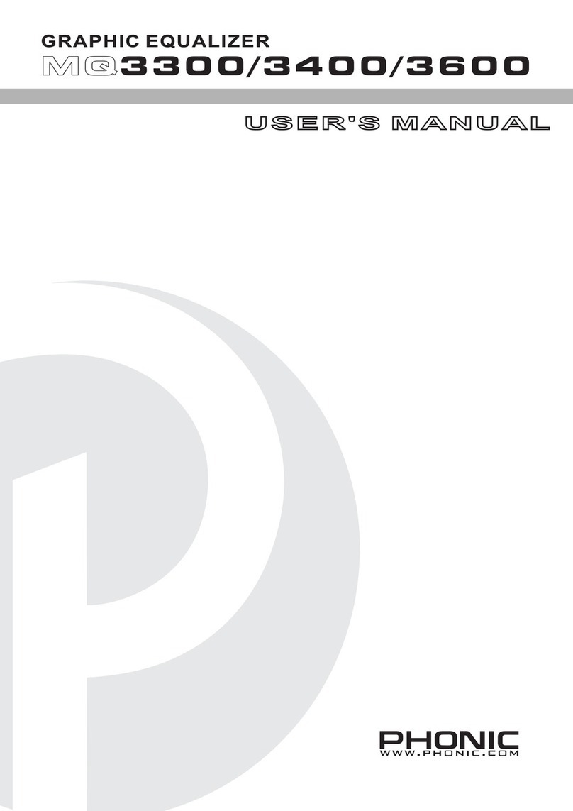 Phonic MQ3300 User manual