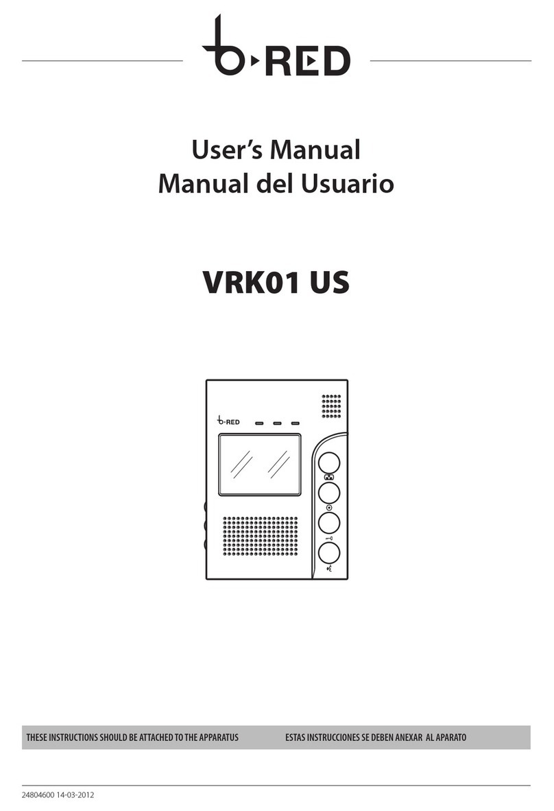 b-red VRK01 US User manual