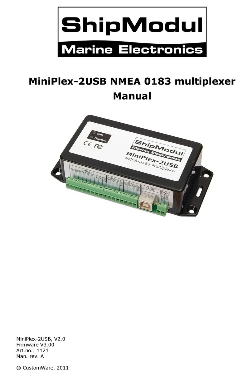 ShipModul MiniPlex-2USB NMEA-0183 User manual