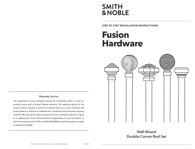 Smith & Noble Fusion Hardware User manual Smith & Noble Fusion Hardware User manual