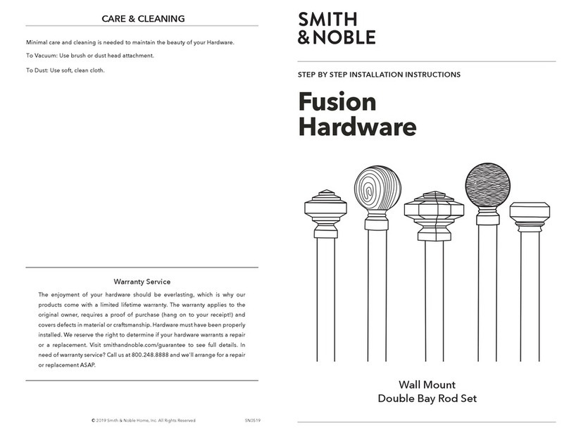 Smith & Noble Fusion Hardware Step by step installation instructions Smith & Noble Fusion Hardware Step by step installation instructions