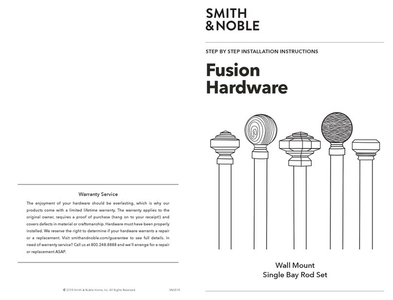 Smith & Noble Fusion Hardware Step by step installation instructions Smith & Noble Fusion Hardware Step by step installation instructions