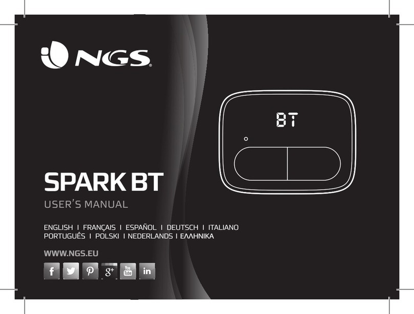 NGS SPARK BT user manual
