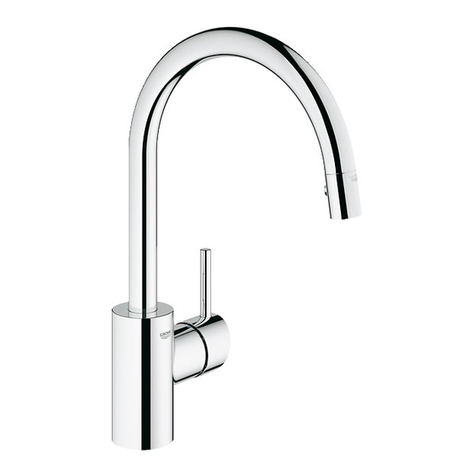Grohe Concetto installation instructions