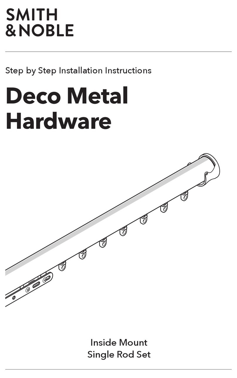 Smith & Noble Deco Metal Hardware User manual Smith & Noble Deco Metal Hardware User manual