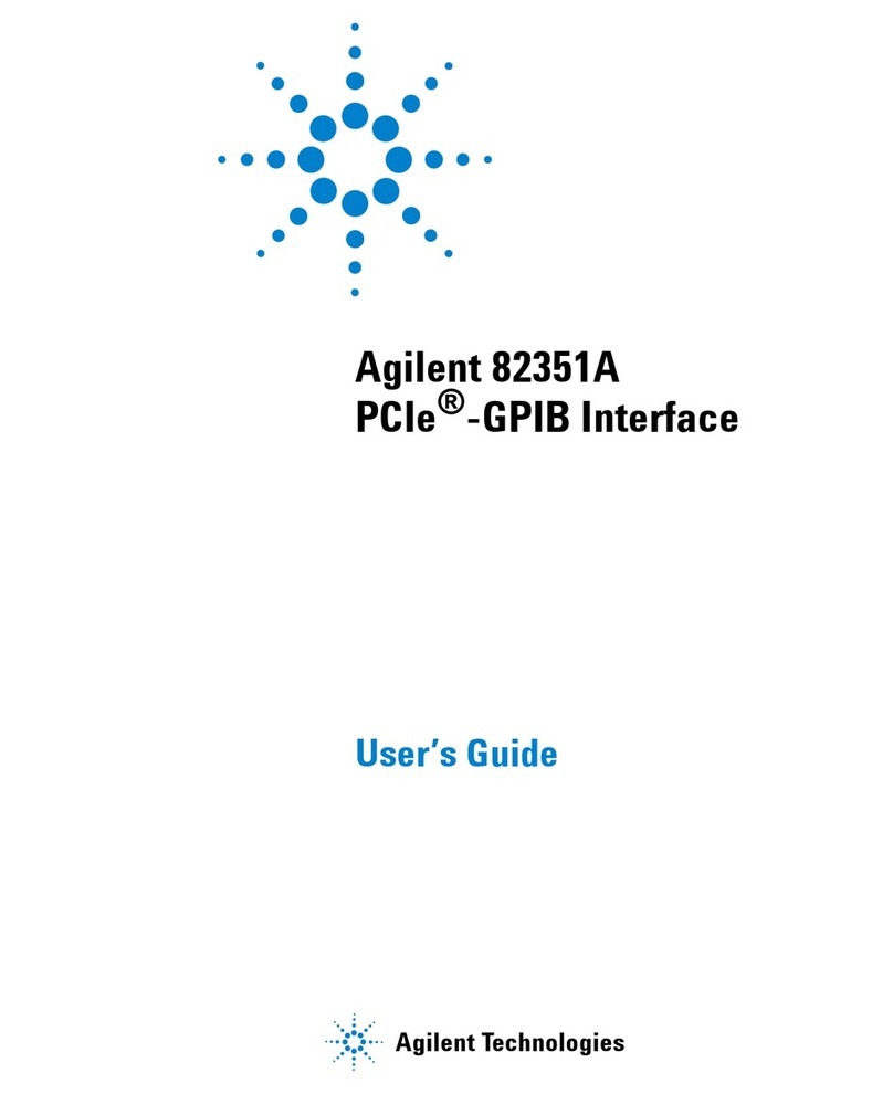 Agilent Technologies PCIe 82351A user guide