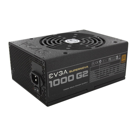 EVGA Supernova 1000 G2 User manual