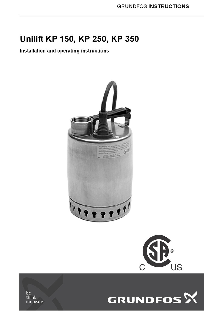 Grundfos Unilift KP 150 User manual
