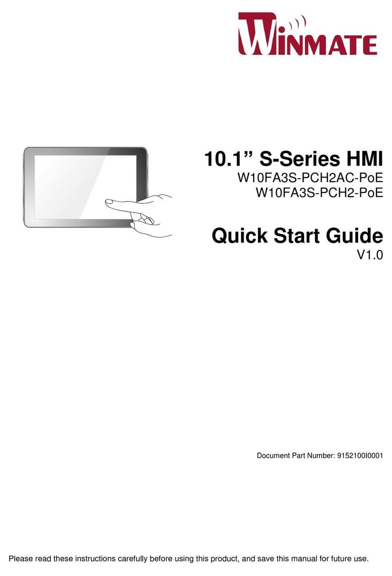 Winmate 7'' S-Series quick start guide