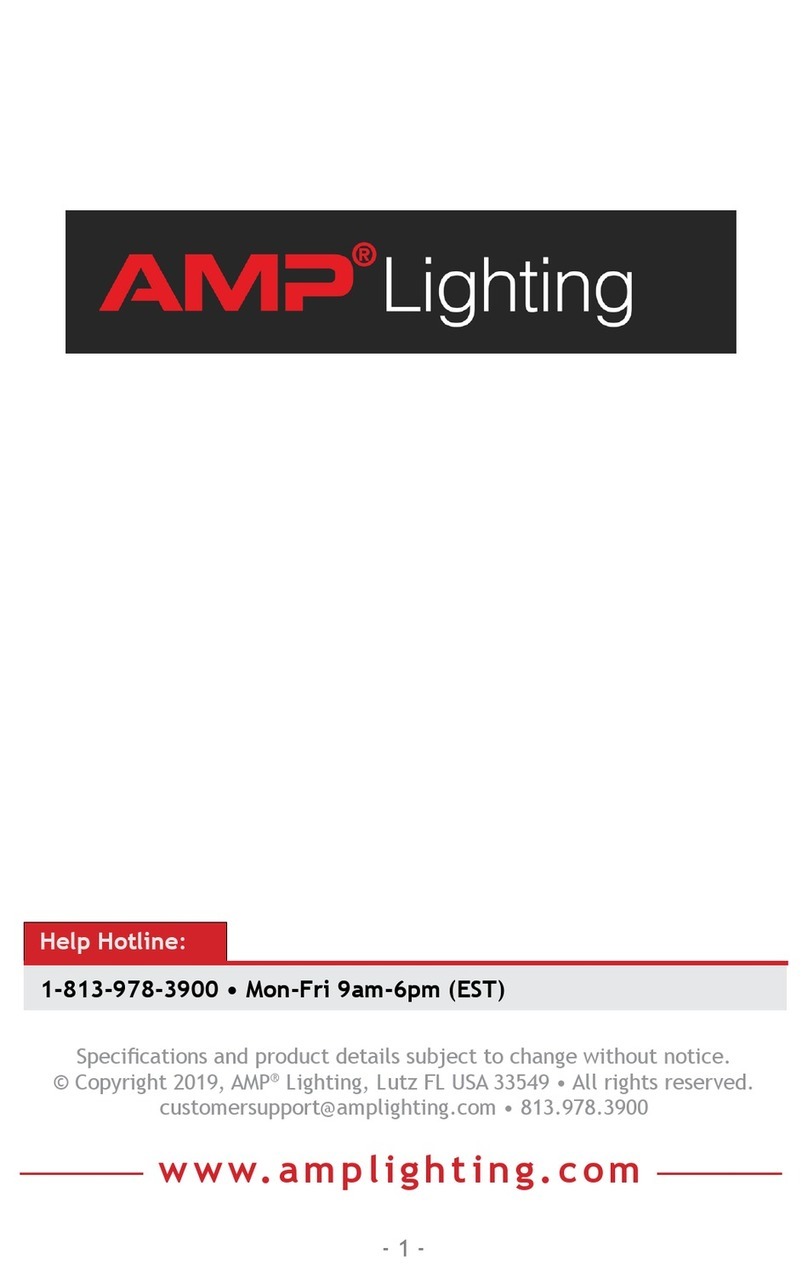 AMP Lighting PilotPro APL-3022-L-B-BZ Operating and safety instructions