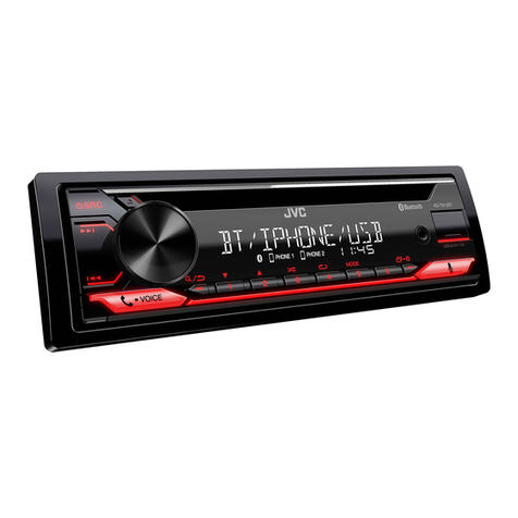 JVC KD-T812BT User manual