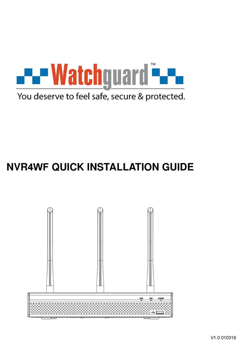 Watchguard NVR4WF User manual