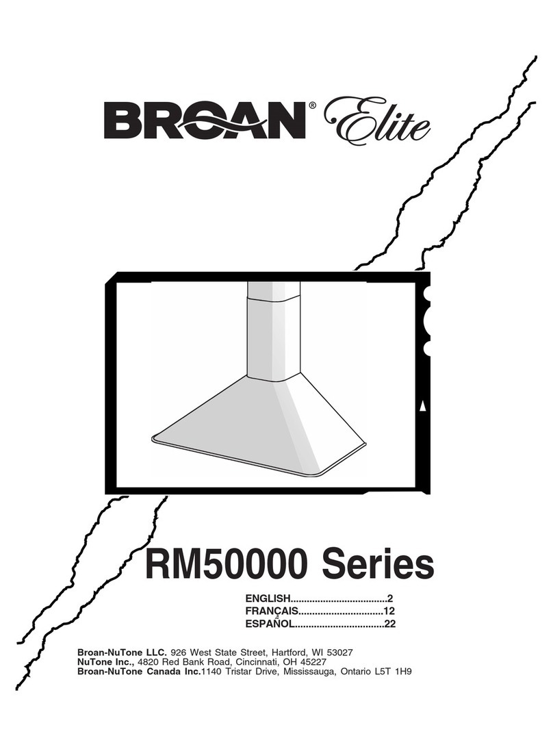 Broan RM50000 Series manual