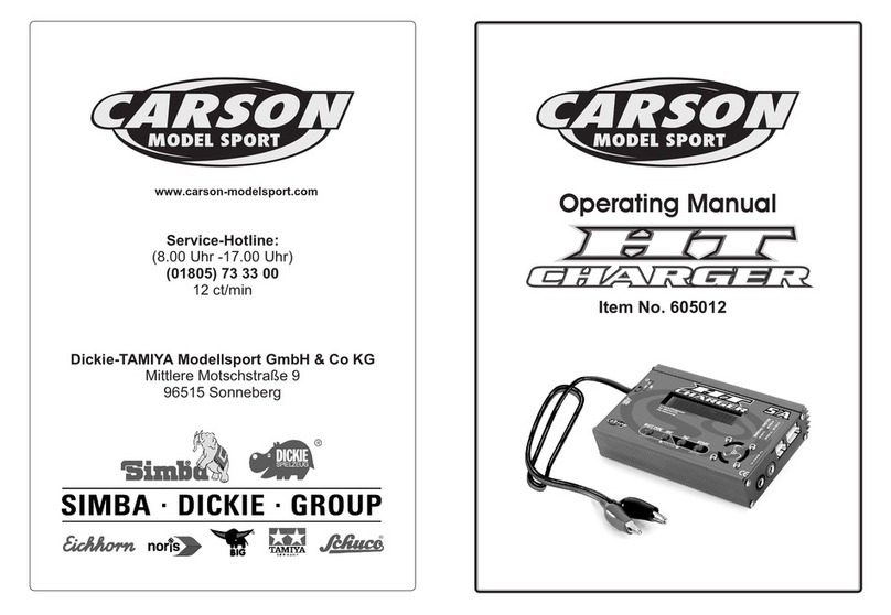 Carson HT Charger User manual Carson HT Charger User manual