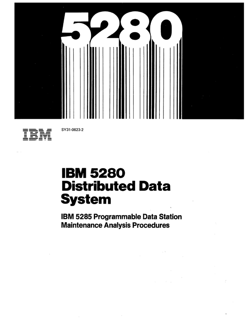 IBM 5280 User manual