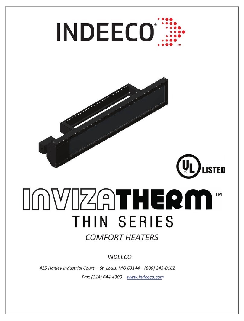 Indeeco Invizatherm Thin Series manual