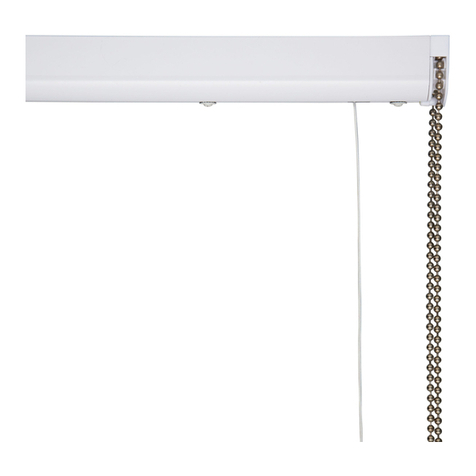 John Lewis Sidewinder roman blind kit quick start guide