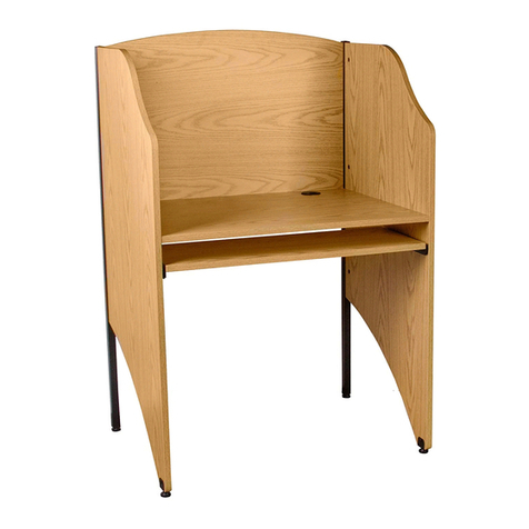 Balt Single Floor Carrel 89830 User manual
