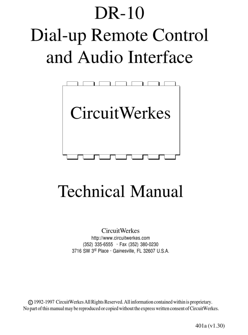 CircuitWerkes DR-10 User manual
