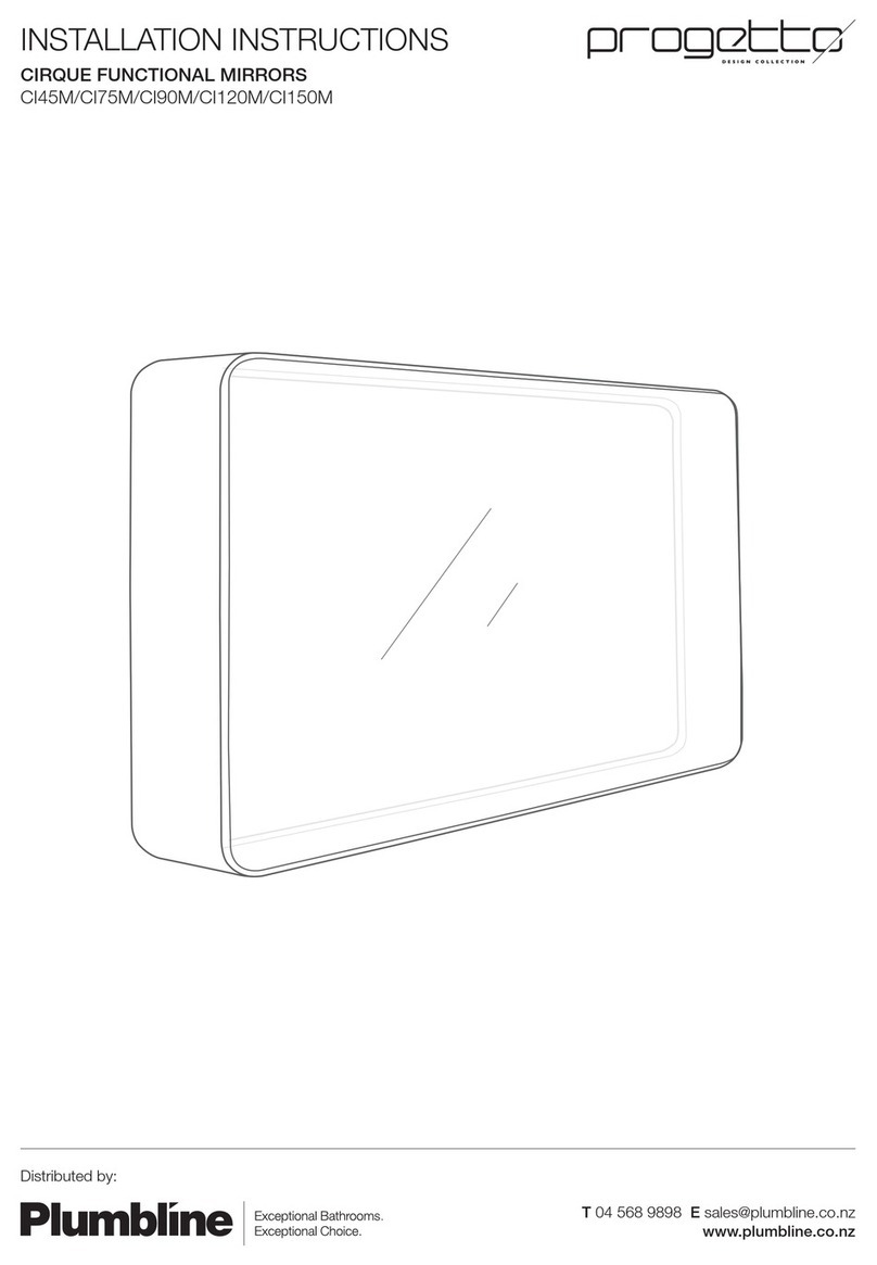 Progetto CIRQUE Series installation instructions