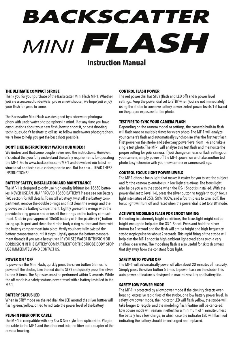 Backscatter Mini Flash MF-1 instruction manual