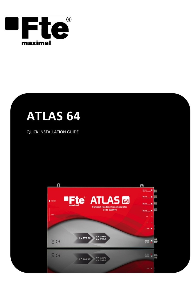 FTE Maximal ATLAS 64 Quick installation guide