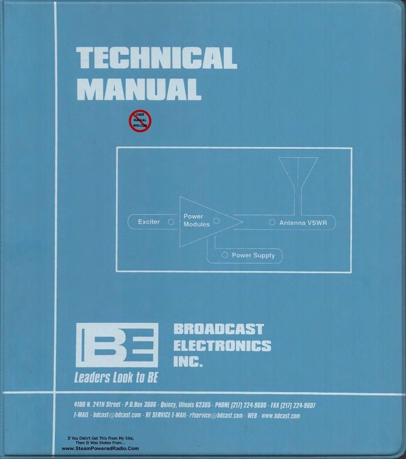 Broadcast Electronics AS-10 instruction manual