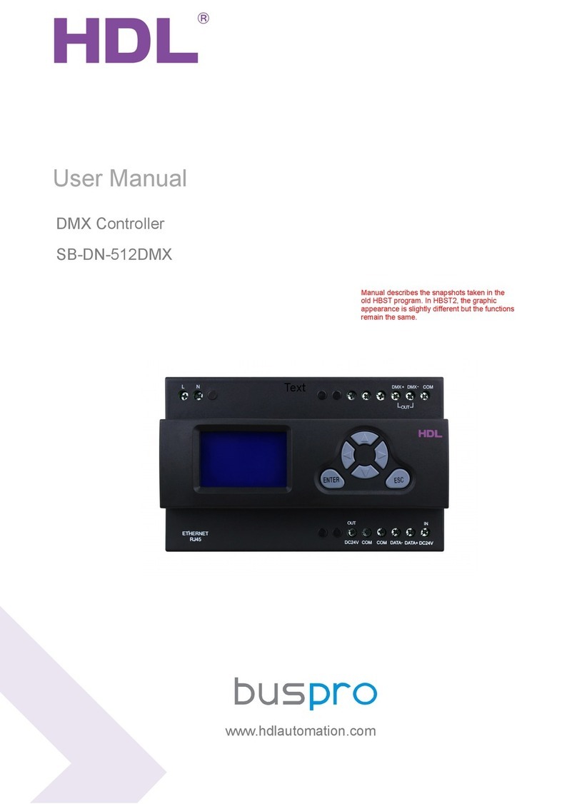 HDL SB-DN-512DMX user manual