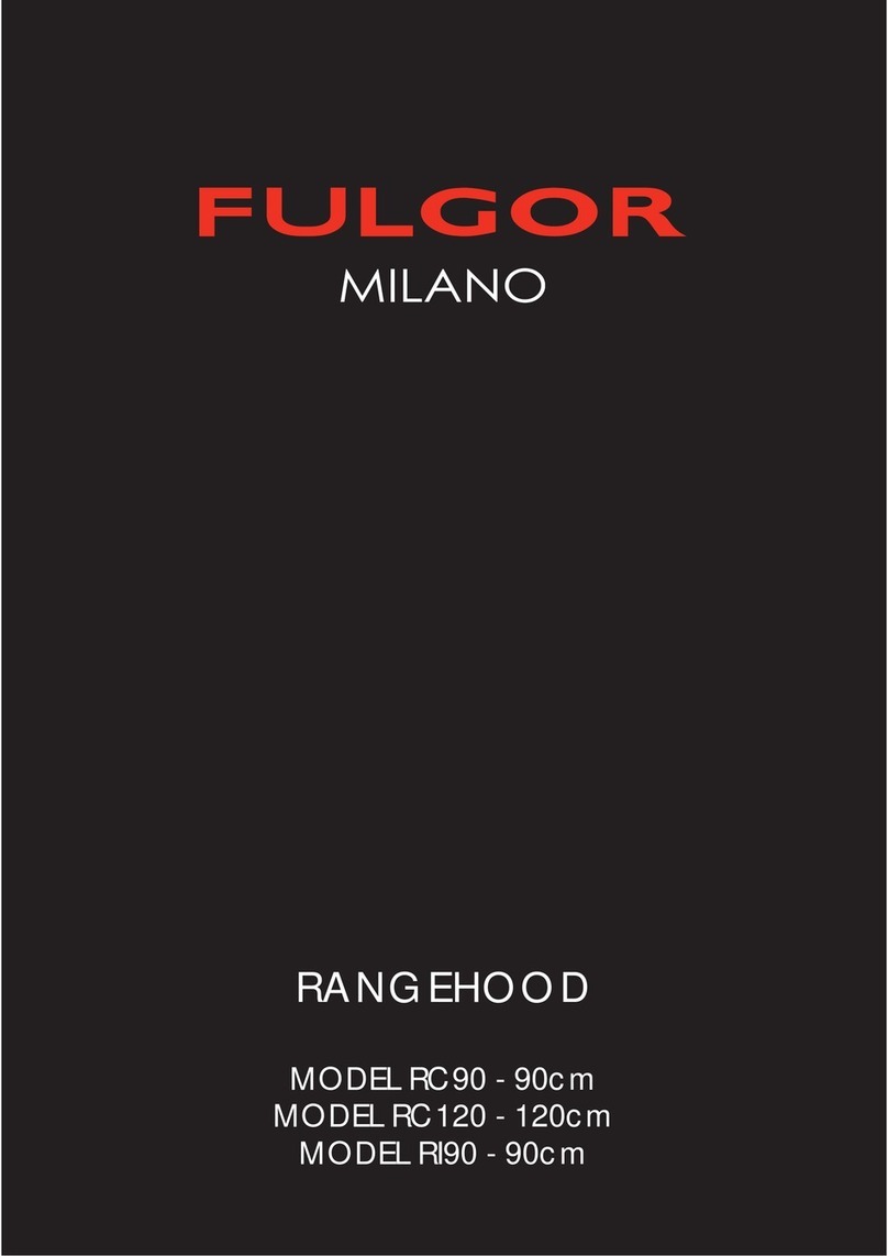 Fulgor Milano RC90 Simple Instructions Fulgor Milano RC90 Simple Instructions