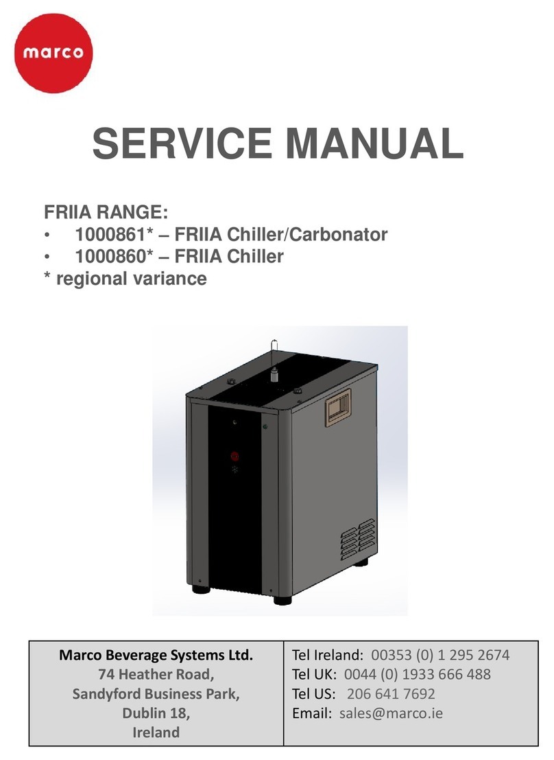 Marco FRIIA Series Service manual