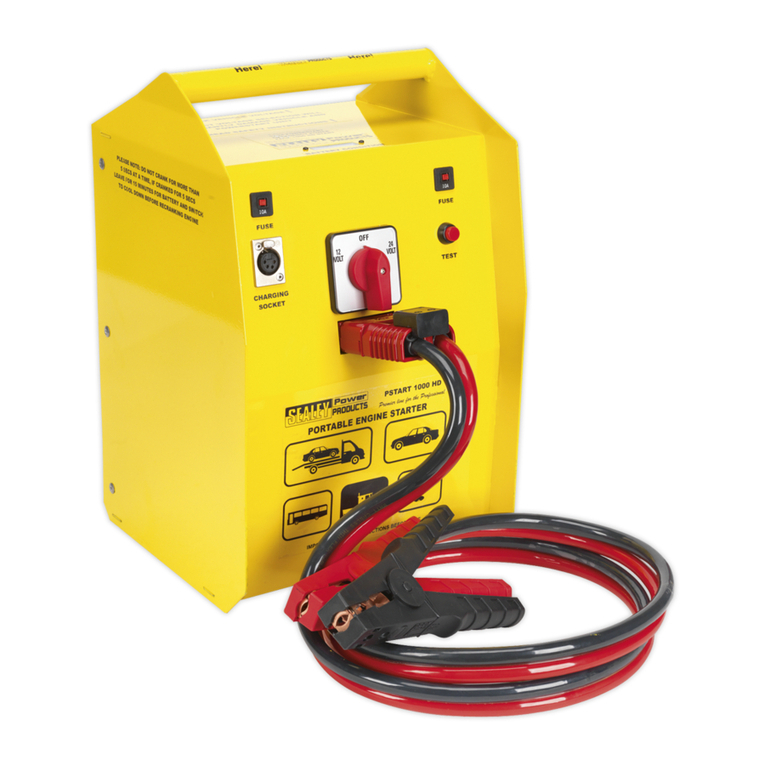 Sealey POWERSTART PSTART1000HD User manual