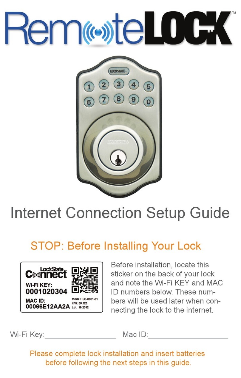 LockState RemoteLOCK LC-0001-01 User manual