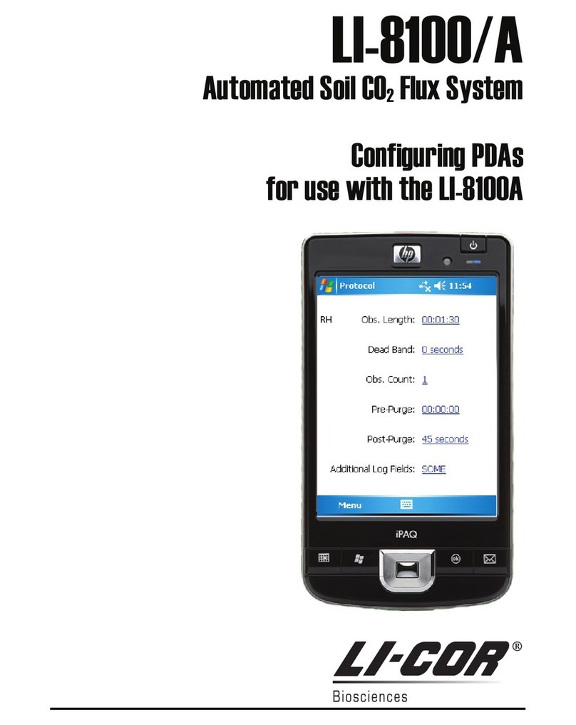 LI-COR LI-8100A Setup manual