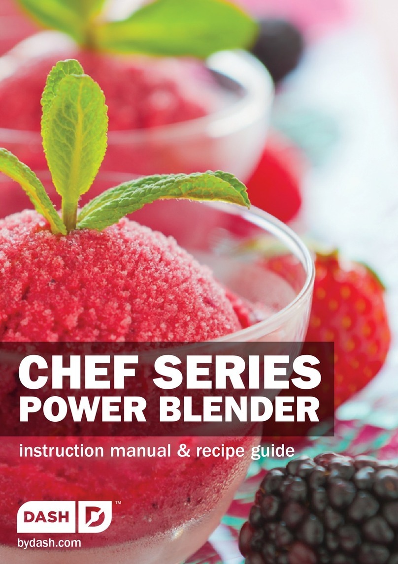 Storebound DASH CHEF Series Instruction manual & recipe guide