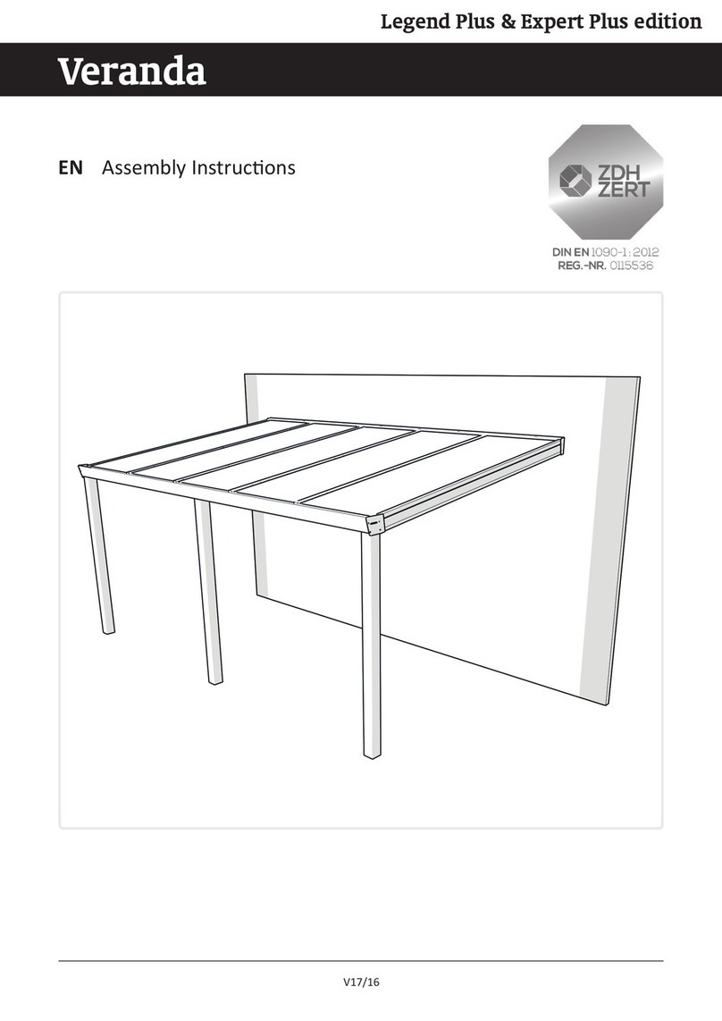 ZDH ZERT Veranda Series Assembly instructions