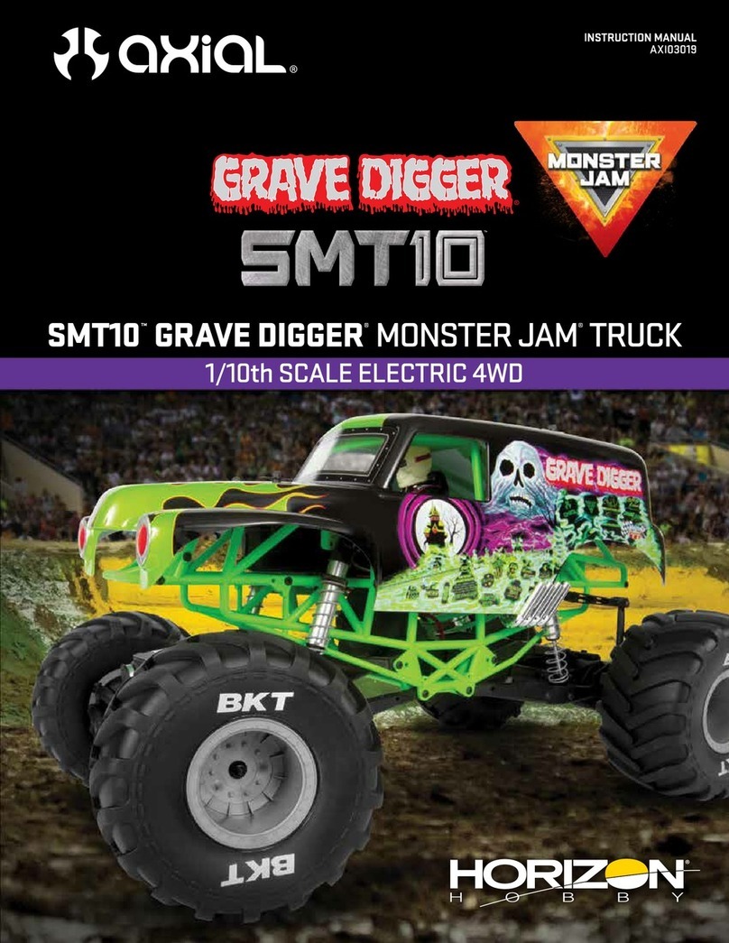 Axial GRAVE DIGGER MONSTER JAM TRUCK SMT10 User manual