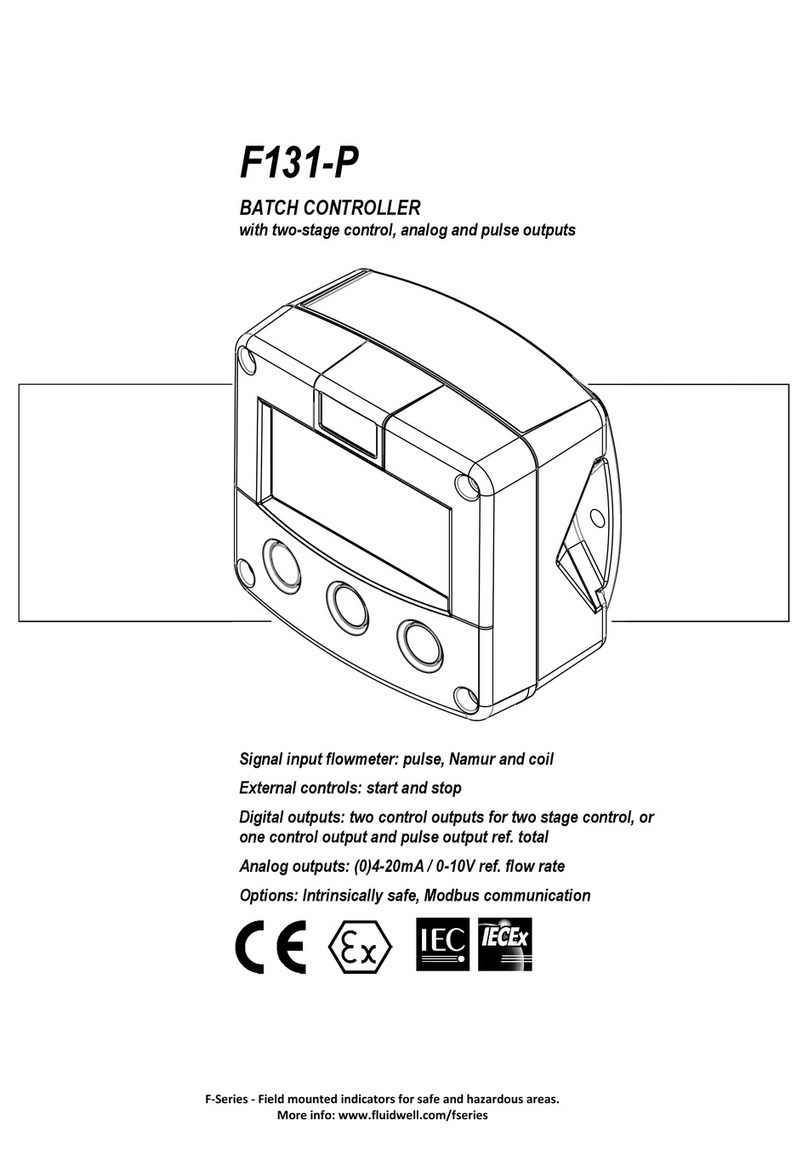 Fluidwell F131-P User manual