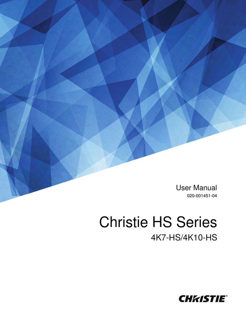 Christie HS Series user manual