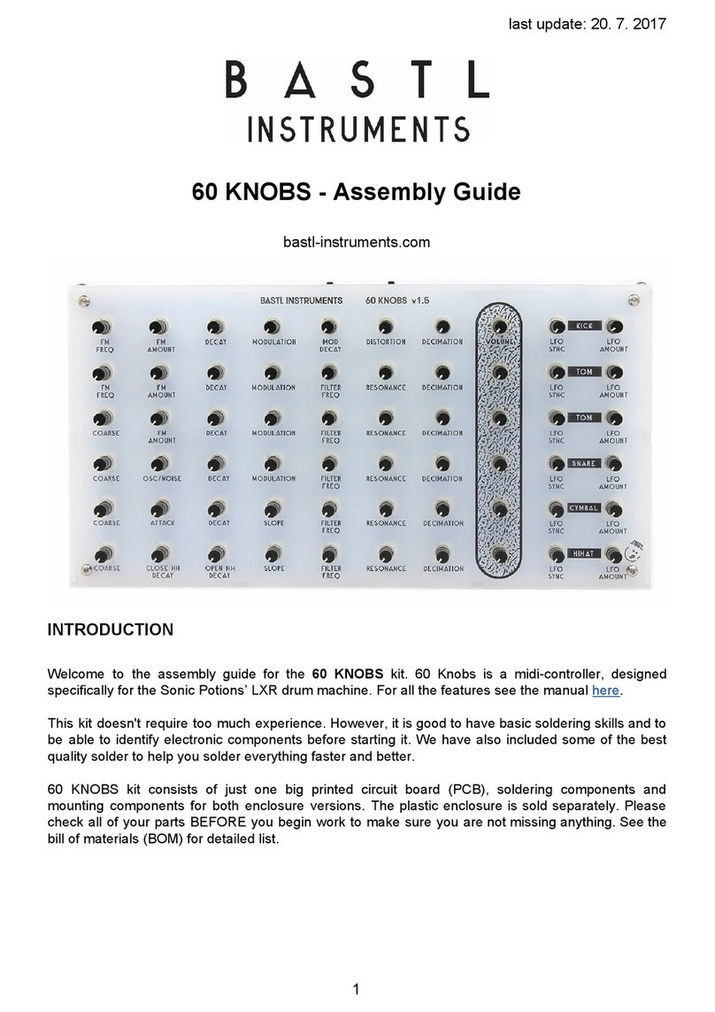 Bastl Instruments 60 KNOBS User manual