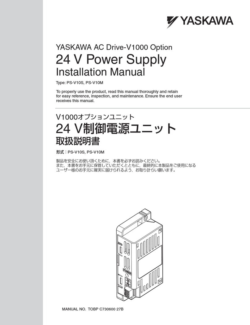 YASKAWA PS-V10S installation manual YASKAWA PS-V10S installation manual