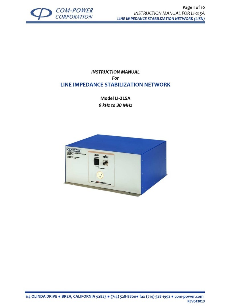 Com-Power LI-215A instruction manual