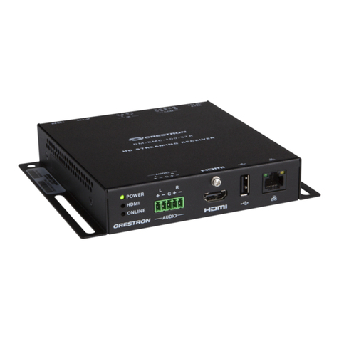 Crestron DM-RMC-100-STR Owner's manual