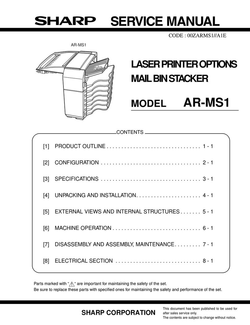 Sharp AR-MS1 User manual